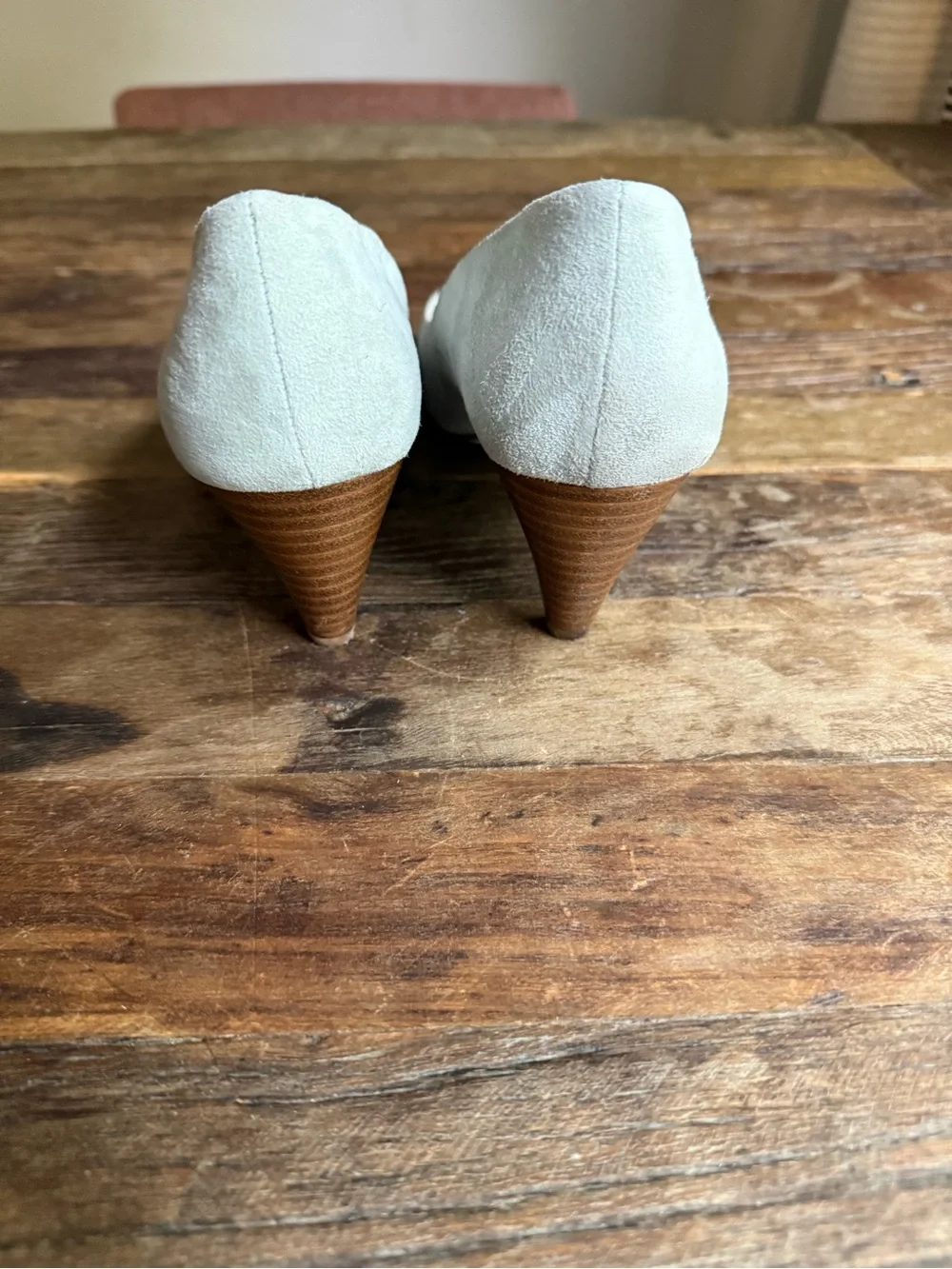 Anthropologie MADE Women's Pointed Toe Pumps in Sage